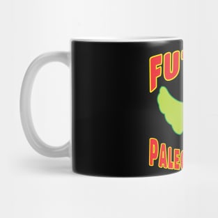 Future Paleontologist Triceratops Dinosaur Green Skull Mug